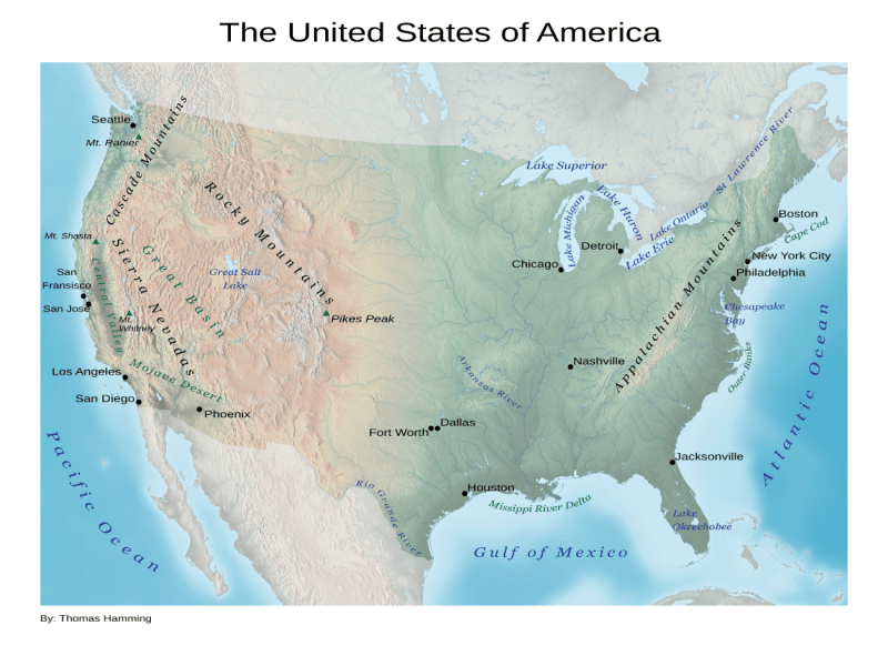 USA Map Cartography&nbsp;Project